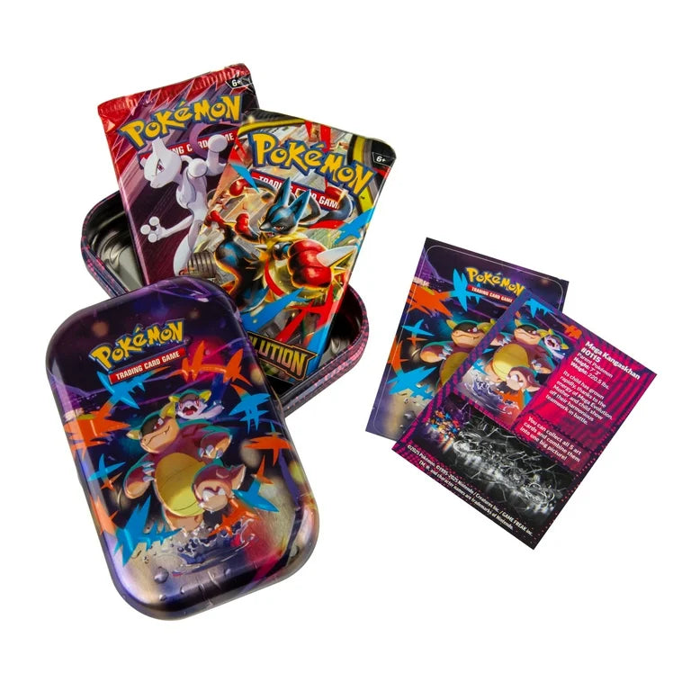 Pokémon Mega Evolutions Heroes Mini Tin – Verzamelblik met Booster Packs